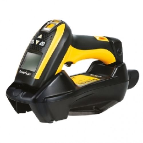 Datalogic PM9100, 1D, multi-IF, disp., kit (RS232), RB, black, yellow