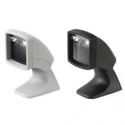 Datalogic Magellan 800i prezentációs szkenner, kereskedelmi/ipari, 1D, EAS deaktiválás, multi-interfész (RS232, KBW, USB), IP52, tartalmaz.: kábel (RS232), tápegység (EU), szín: fehér