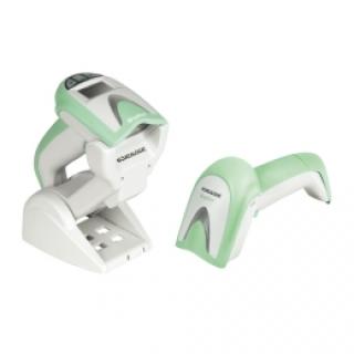 Datalogic Gryphon I GM4132 vezeték nélküli , egészségügyi, vonakód olvasó, 1D, linear imager, 325 scans/sec., 433 MHz, radio hatótáv: 30m, IP52 védettség, , interfész kábelt, töltő/adatáttviteli dokkolót, tápegységet nem tartalmaz, szín: fehér