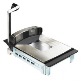 Többoptikás pultszkenner, kereskedelmi, 2D, adaptív mérleg plató, multi-interfész (RS232, USB, IBM), (tartalmaz.: kábel (USB), tápegység (EU), tápkábel)